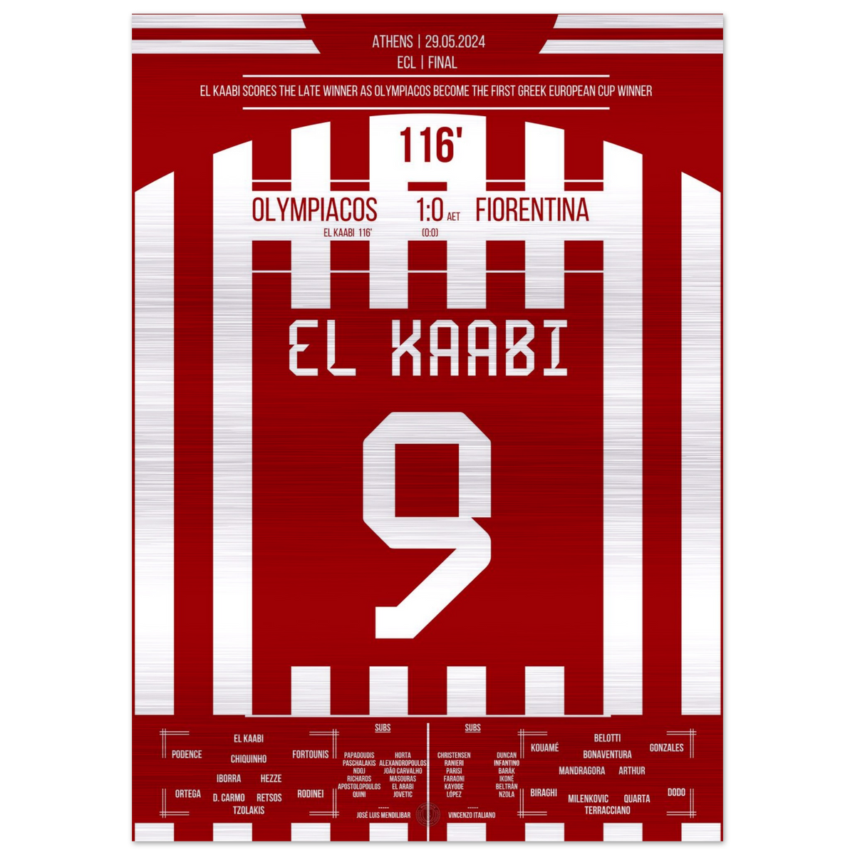 El Kaabi schießt Olympiacos zum ersten europäischen Titelgewinn der Geschichte – Metal Edition