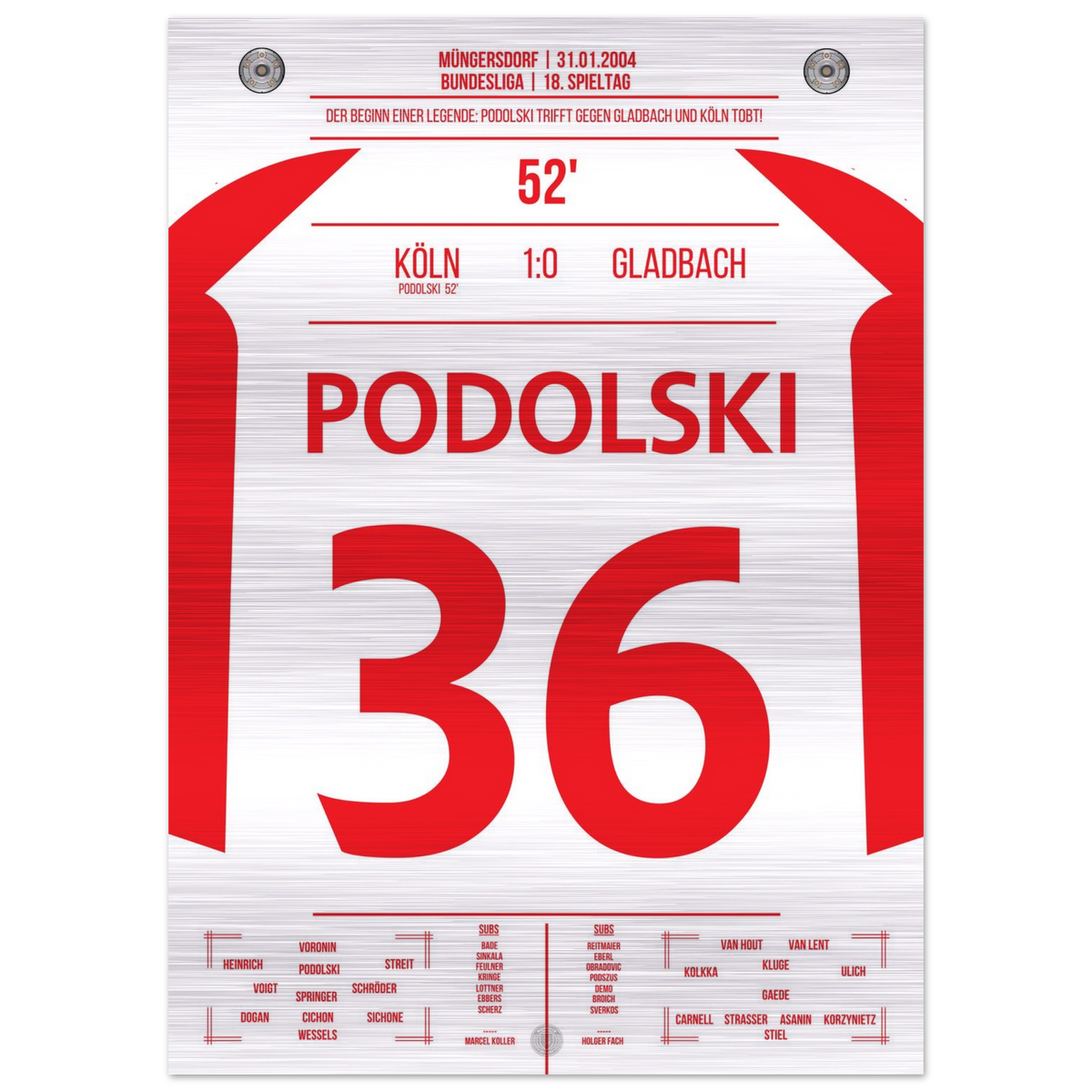 Podolski der Matchwinner im Derby bei Kölns ersten Sieg gegen Gladbach nach 6 Jahren – Metal Edition