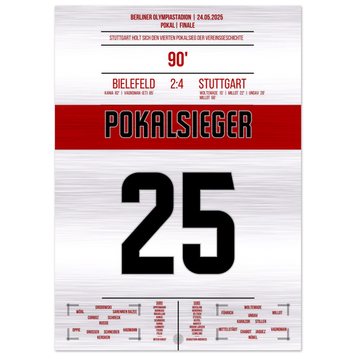 Stuttgart's Pokalsieg 2025 – Metal Edition