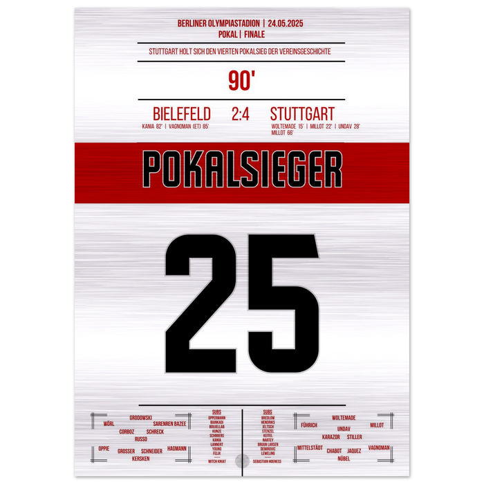 Stuttgart's Pokalsieg 2025 – Metal Edition