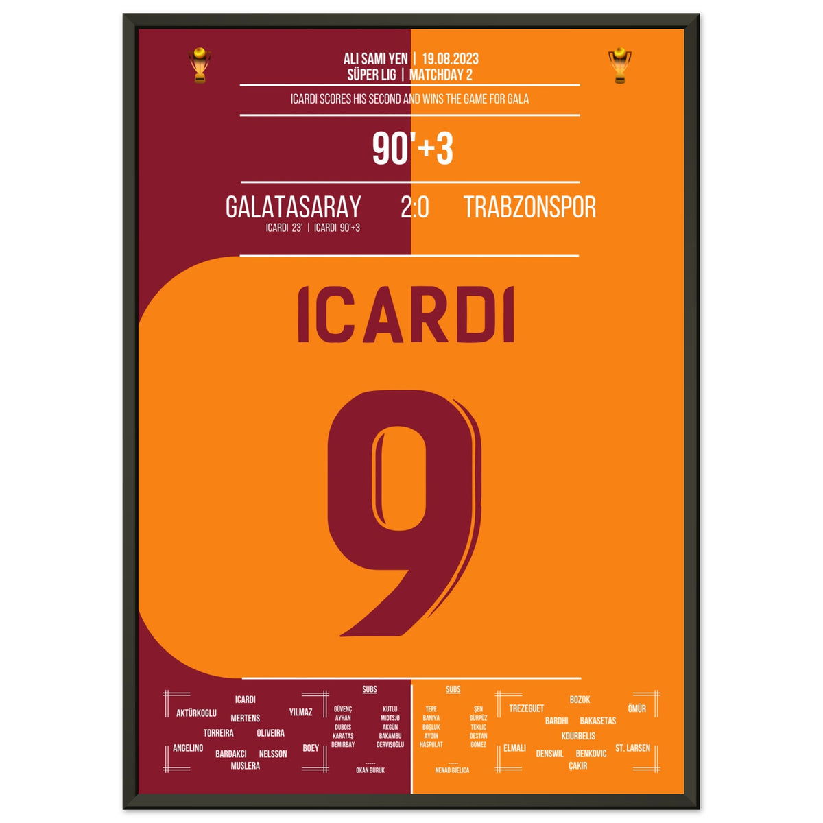 Icardi-Doppelpack gegen Trabzonspor Saison 2023/24