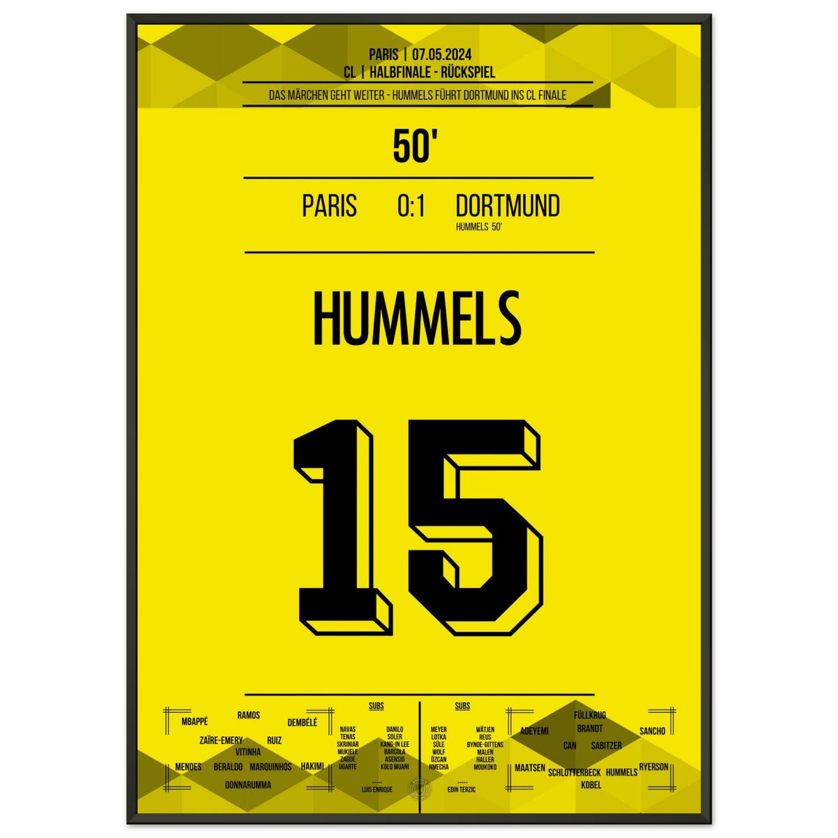 Das Märchen geht weiter! Hummels köpft Dortmund ins CL Finale