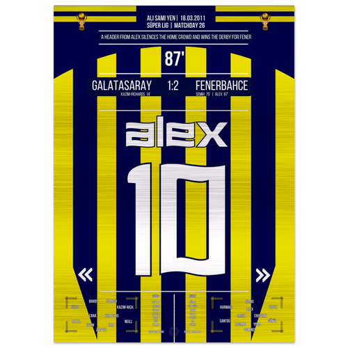 Alex trifft zum Derby-Sieg für Fener – Metal Edition