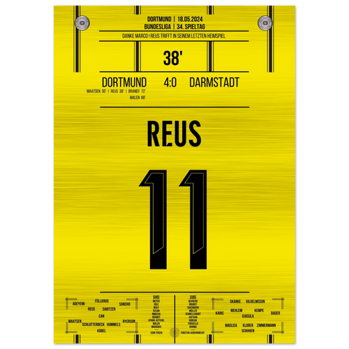 Reus' Tor zum Abschied 2024 – Metal Edition
