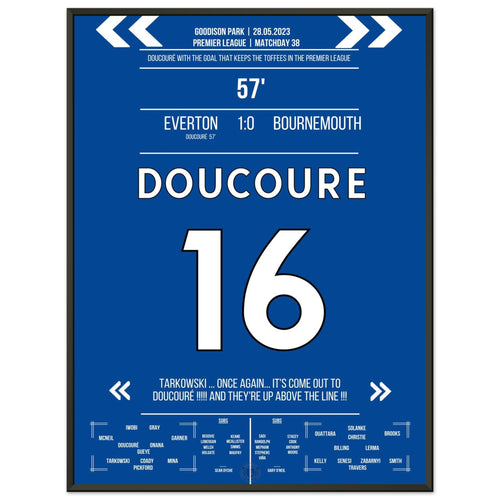Doucoure's Hammer rettet die Toffees vor dem Abstieg