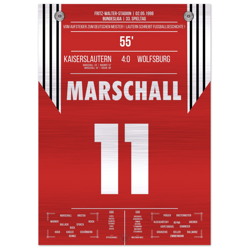 Vom Aufsteiger zum Deutschen Meister - Lautern's sensationeller Gewinn der Meisterschaft – Metal Edition