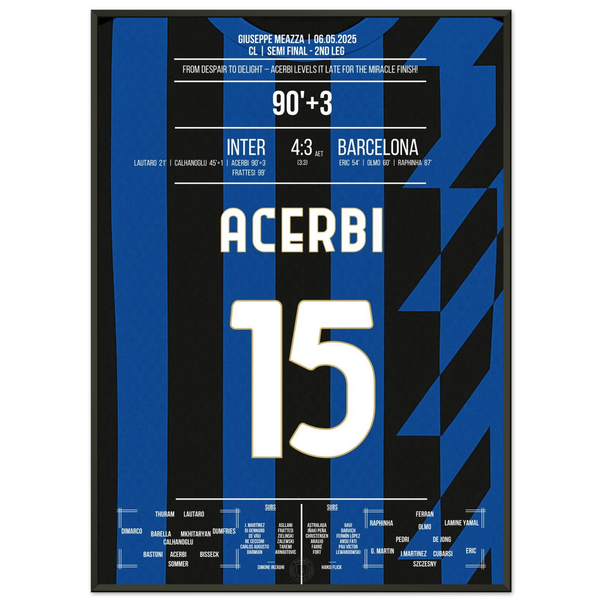 Acerbi schockt Barca in letzter Sekunde