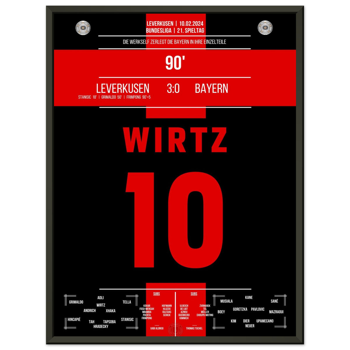 Leverkusens beeindruckender Sieg gegen die Bayern 2023/24