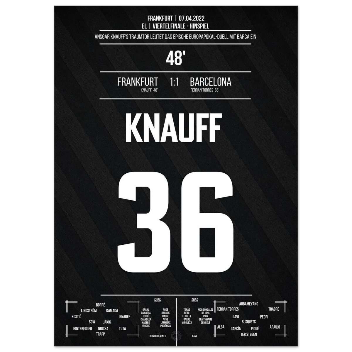 Knauffs Traumtor gegen Barcelona