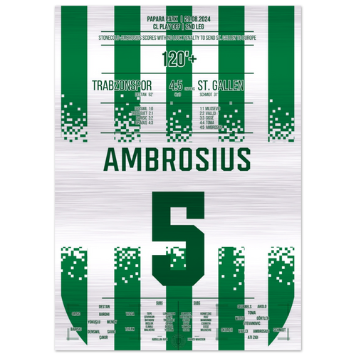 Ambrosius führt St. Gallen nach Europa! – Metal Edition