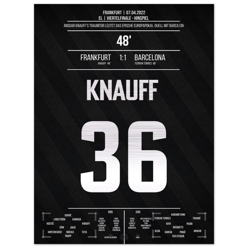 Knauff's Traumtor gegen Barcelona – Metal Edition