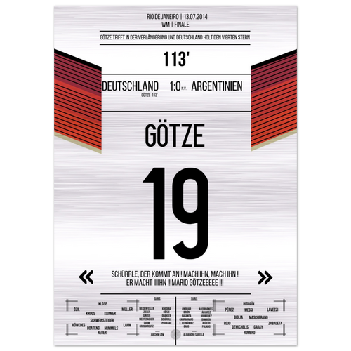 Götzes Tor zum WM-Triumph 2014 – Metal Edition