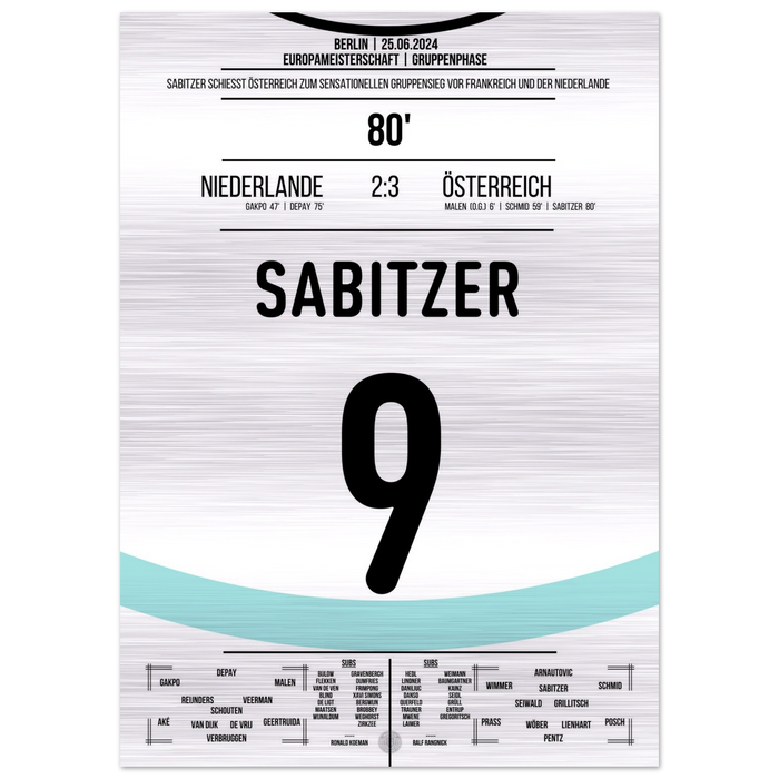Sabitzer schießt Österreich zum Gruppensieg bei der EM – Metal Edition