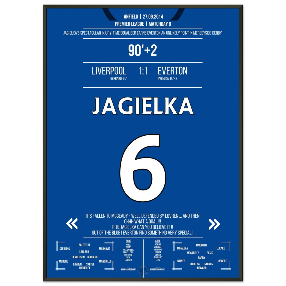 Jagielka's Traumtor zum Ausgleich im Merseyside Derby 2014