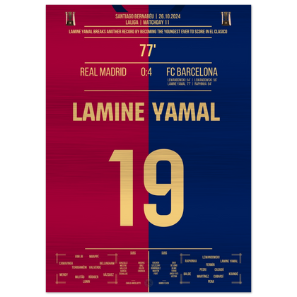 Lamine Yamal bricht Rekord und wird jüngster Torschütze in der Geschichte des "El Clasico" – Metal Edition