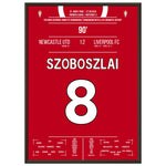 Liverpool's spätes Comeback in Unterzahl im St. James' Park 50x70-cm-20x28-Schwarzer-Aluminiumrahmen
