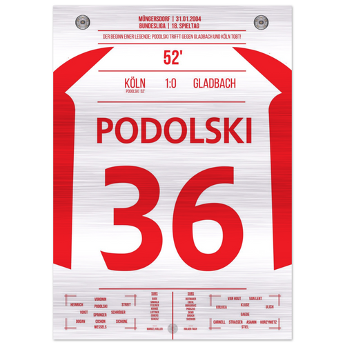 Podolski der Matchwinner im Derby bei Kölns ersten Sieg gegen Gladbach nach 6 Jahren – Metal Edition