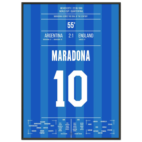 Maradona's Jahrhunderttor gegen England 1986