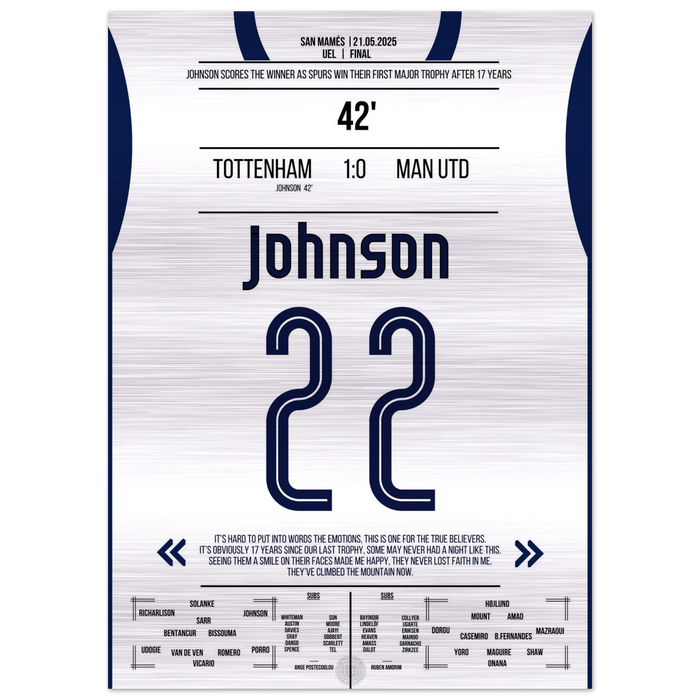 Johnson's entscheidendes Tor zur Europapokal-Triumph für Tottenham – Metal Edition