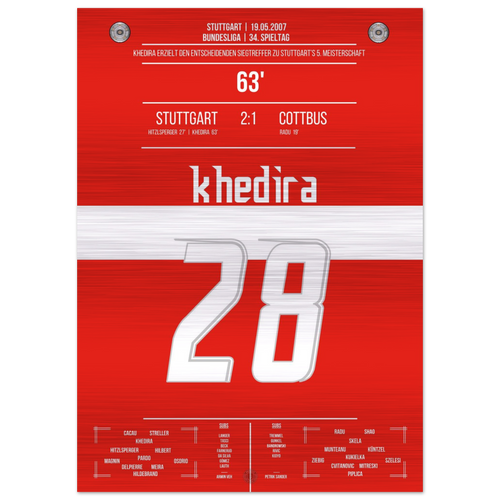 Khedira köpft Stuttgart zur Meisterschaft 2007 – Metal Edition