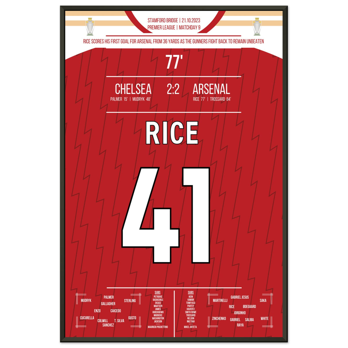 Rice mit Distanztor im Derby bei Chelsea