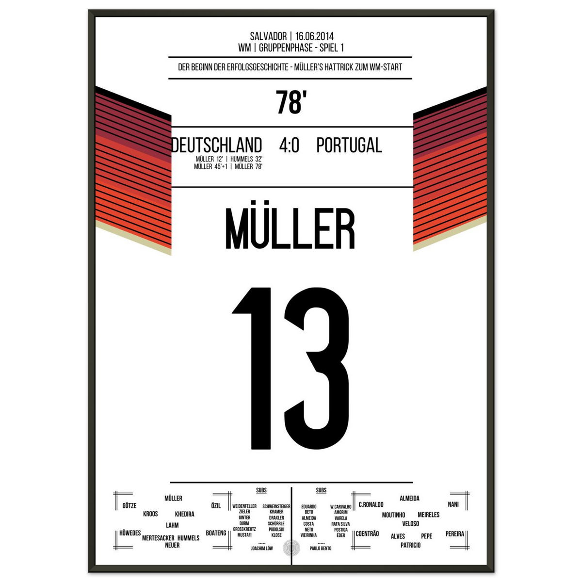 Müller zaubert Hattrick zum WM-Auftakt