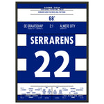 De Graafschap schafft den Aufstieg in die Eredivisie 2018 50x70-cm-20x28-Schwarzer-Aluminiumrahmen