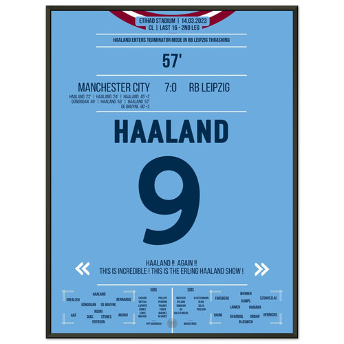 5 Tore Haaland gegen Leipzig