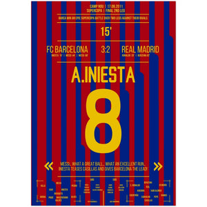Iniesta's Tor bei Supercopa-Sieg in 2011