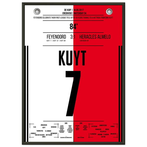 Kuyt Hattrick zum ersten Meistertitel nach 18 Jahren für Feyenoord