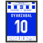 Oyarzabal entscheidet das Copa Del Rey Finale 2020 30x40-cm-12x16-Schwarzer-Aluminiumrahmen