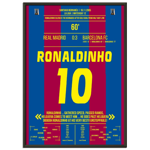 Ronaldinho's Solo Tor im Bernabeu in 2005