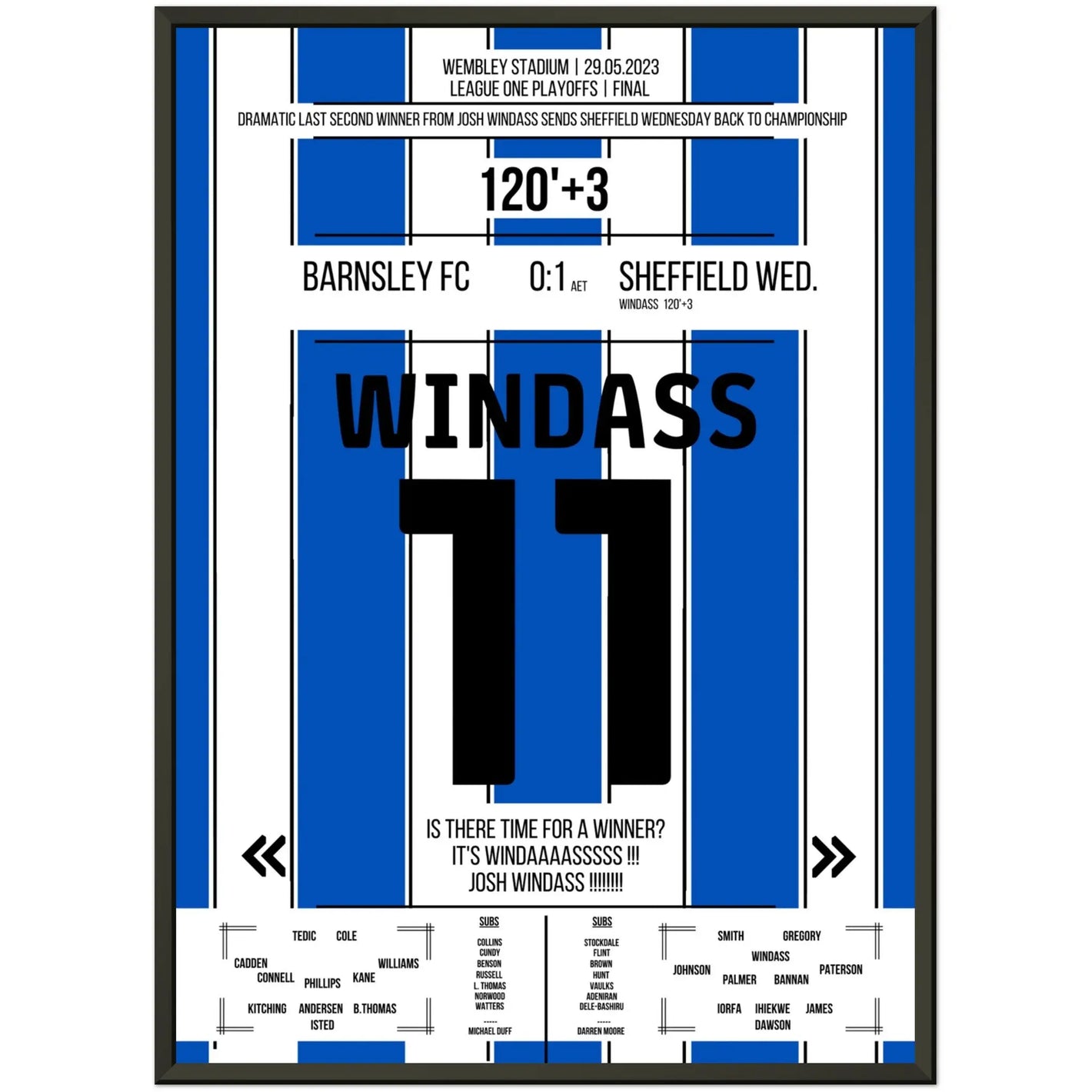 Sheffield Wednesday's dramatische Rückkehr in die Championship 2023