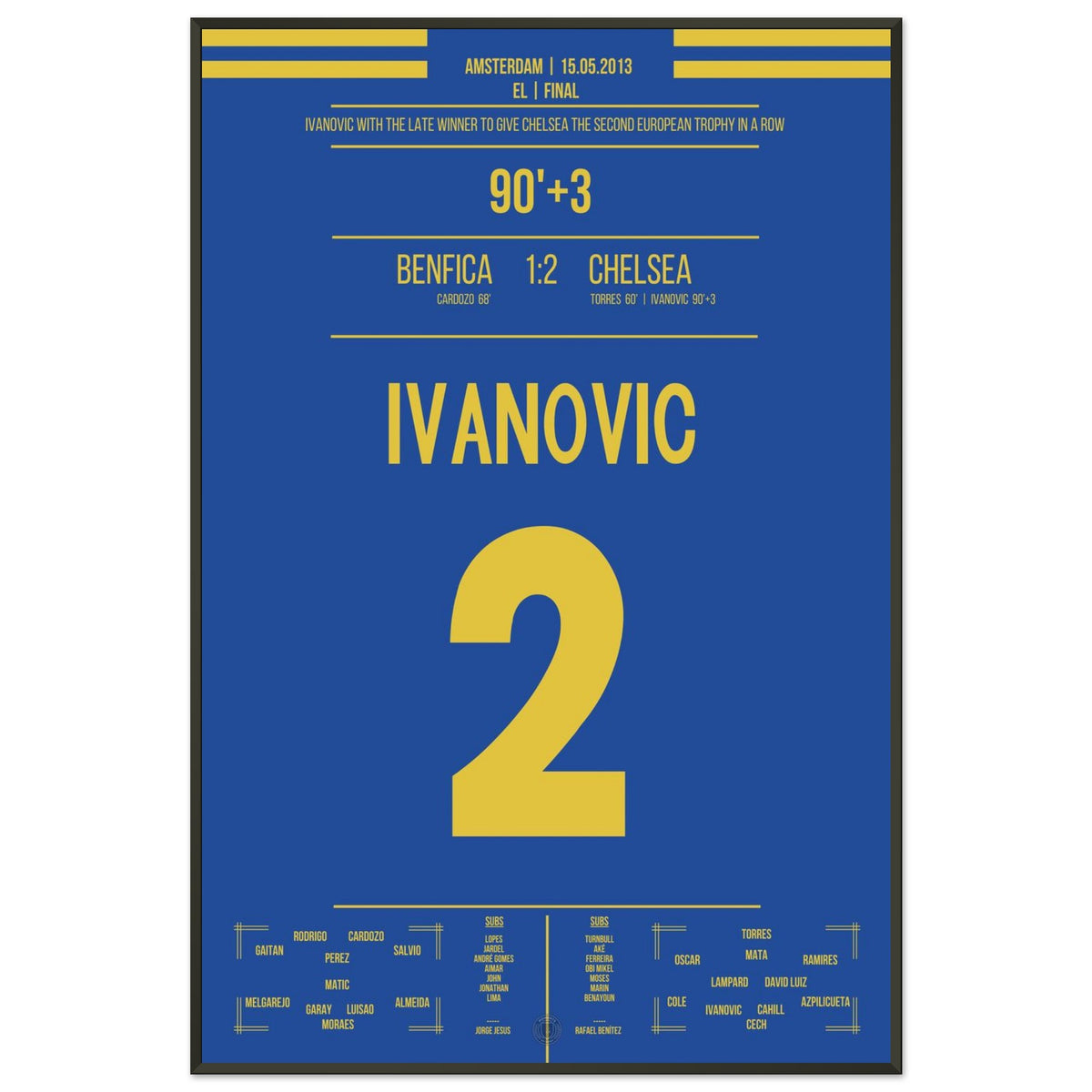 Ivanovic's Siegtreffer im Europapokal Finale 2013