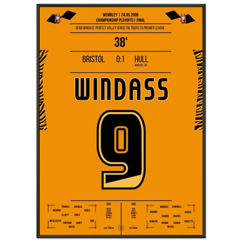 Windass schießt die Tigers in die Premier League in 2008