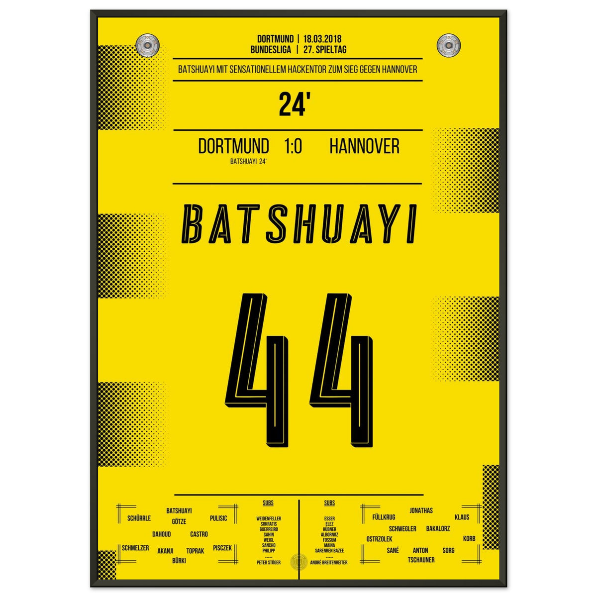 Batshuayi's grandioses Hackentor zum Sieg gegen Hannover