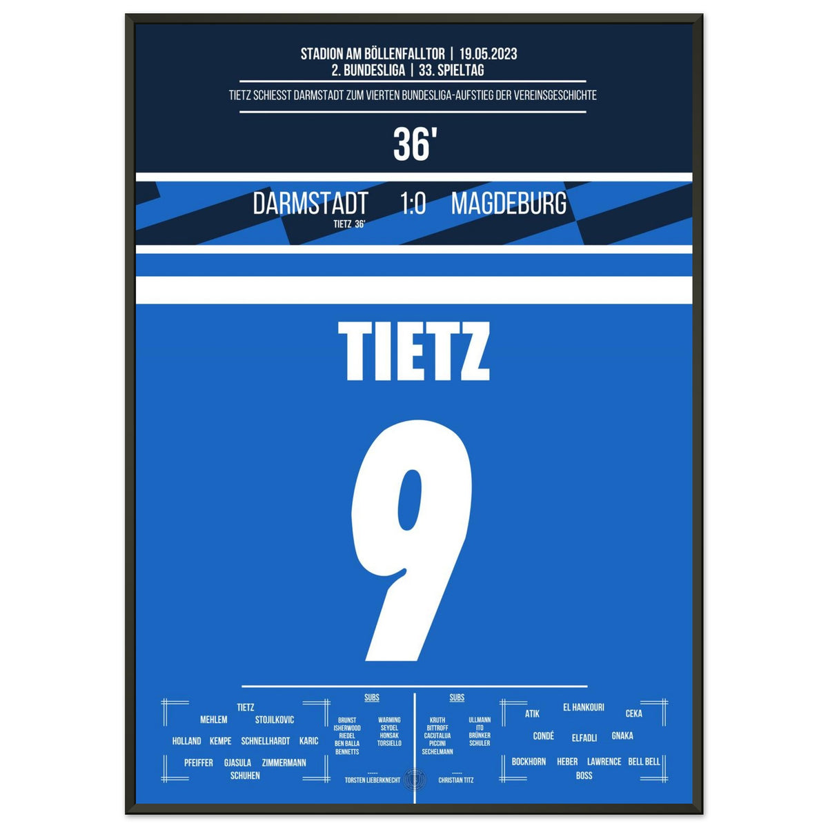 Darmstadt's Wiederaufstieg in die Bundesliga in 2023