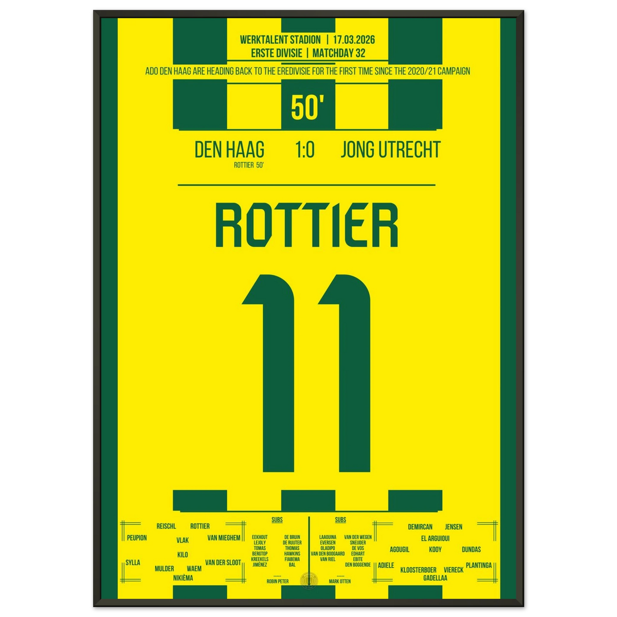 Den Haag schafft die Rückkehr in die Eredivisie