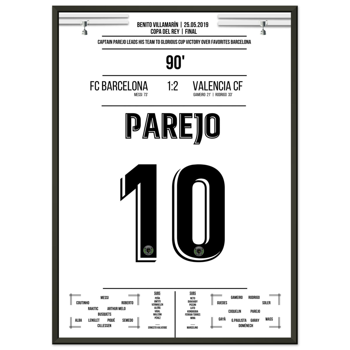 Parejo führt Valencia zum Copa del Rey Triumph 2019