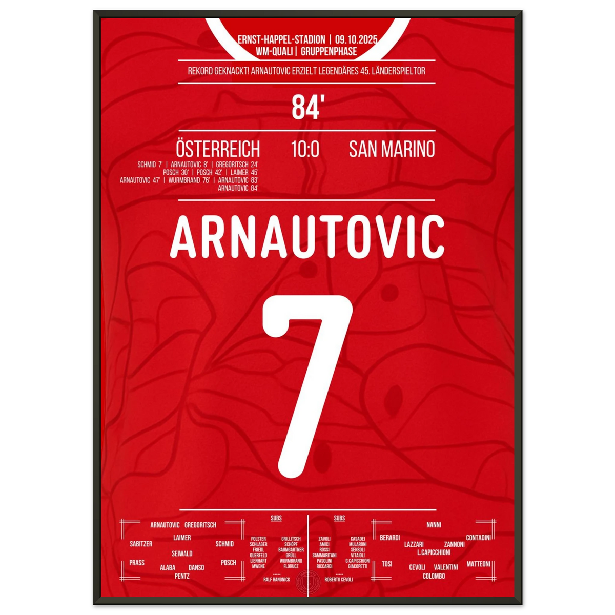 Polster überholt ! Arnautovic wird alleiniger Rekordtorschütze Österreichs!