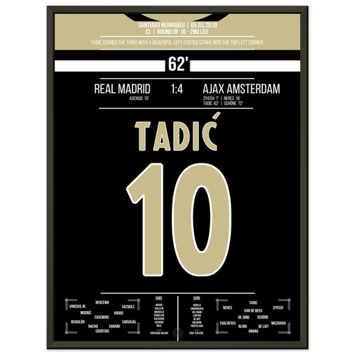 Tadic mit Traumtor in den Winkel bei 4-1 Sieg im Bernabeu