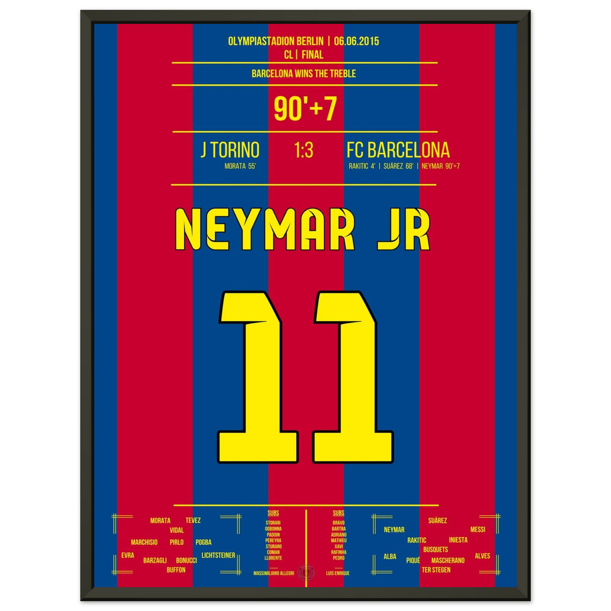 Neymar macht das Triple für Barcelona perfekt im Finale 2015