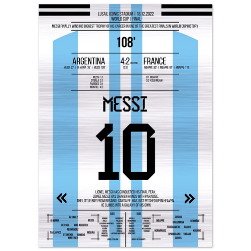 Messi's WM Triumph zur Umsterblichkeit – Metal Edition
